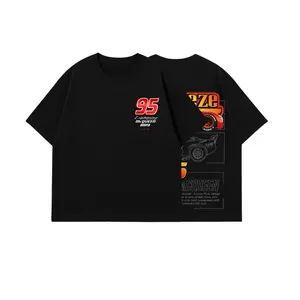 Fast Lane Racing Vehicle Shirt, Colorful Speed Car Graphic Tee, Fun Casual Streetwear