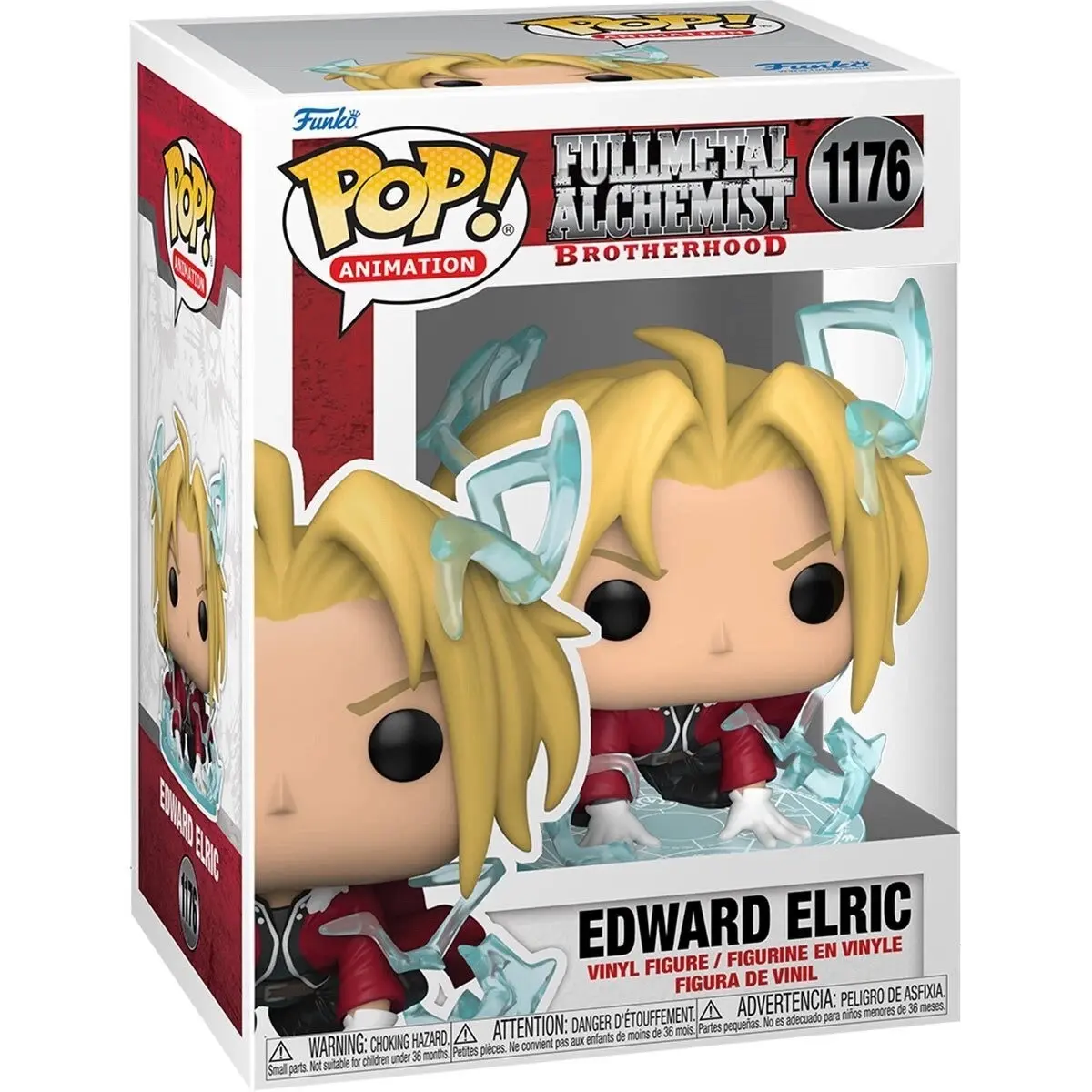 Funko FullMetal Alchemist Edward Elric #1176 Vinyl Figure - Iconic Look Anime Collectible Figurine for Enthusiasts