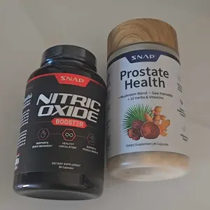 Snap Supplements Nitric Oxide Booster + L-Arginine + Nootropic Brain Food Bundle (180 Capsules)