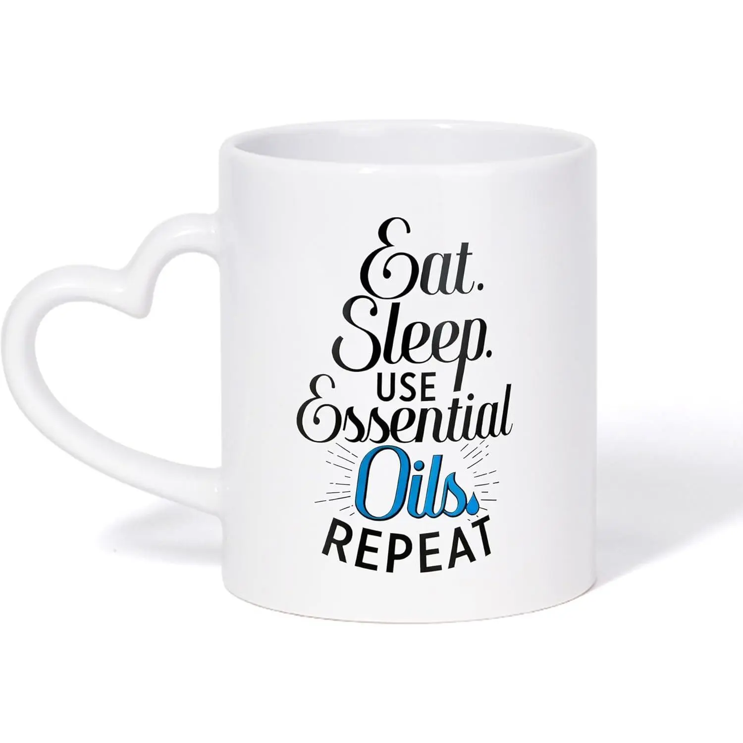 Personalized 11oz Thick Sturdy Heart-Handle Ceramic Mug, Customizable with Photo-Text-Logo for DIY Projects, 3.23x3.74in Printable Area, Microwave-Safe, Dishwasher-Safe, Christmas Corporate-Birthday Gift (Suitable for Tea)