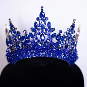 Large Indigo Crown