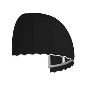 212 MAIN Bostonian Window & Entry Awning - 31x24 in (3.38 ft), Black, Weather Resistant Sunshade Canopy UV Blocker UV Resistant Outdoor Rated Patio Furniture Awning, Sunshade Awnings, Uv Blocker Awnings