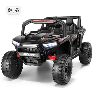 Hikole 24V 2 Seater Ride on Toys for Big Kids with Remote, Battery Powered Electric Car UTV, Soft Start, Gift for Boys Girls 4-8