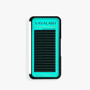 Classic eyelash extensions ellipse flat lashes 0.15mm