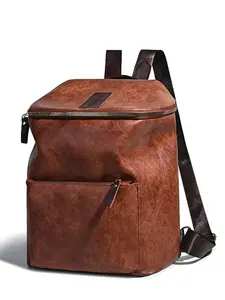 Simple Lightweight Backpack for Daily City Use, Large Capacity Luxury Flip Cover Student Bag, Durable Classic Retro Backpack, Casual Lightweight Backpack