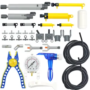 33pcs Pneumatic Pumps Parts Kit, Compatible with Technic Pumps Pneumatic Cylinders, Diy Stem Creative Gift for Building Toys Accessories