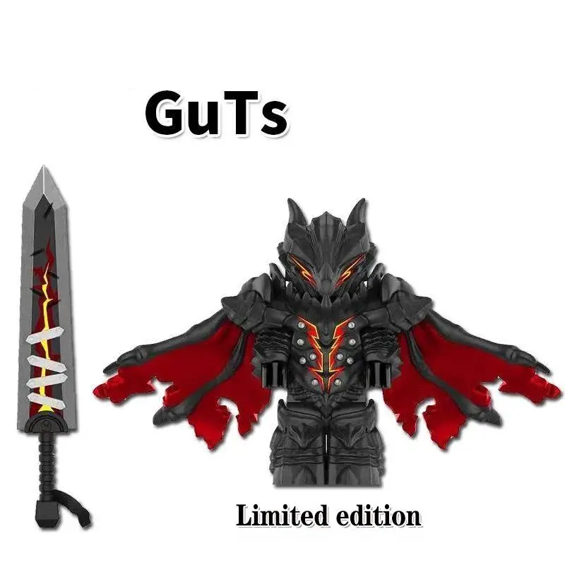 WM Blocks GP103 Anime Cartoon TV Toy Bricks Berserk Guts Building Blocks for Kids Assembling Toys Collect Birthday Model Gifts