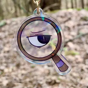 Roblox Dandy's World Roger Keychains/Acrylic Charm + Stickers