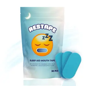 Restape Mouth Tape for Better Sleep – Stop Mouth Breathing, Snoring & Dry Mouth | 30-Pack Hypoallergenic Sleep Strips 1 Month Supply