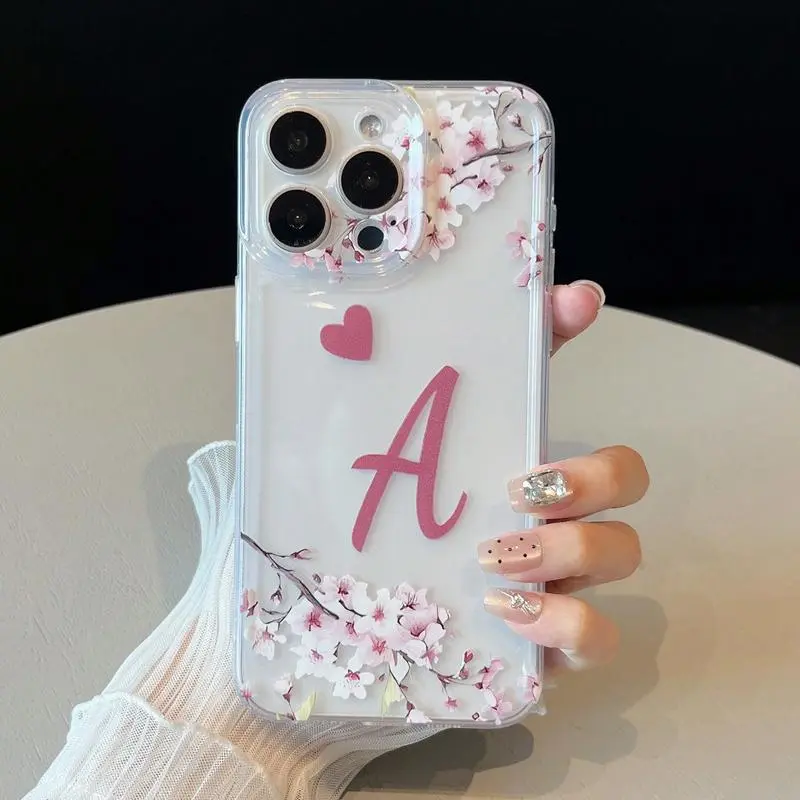 Clear Letter Pattern Phone Case, Anti-drop Cellphone Protective Case, Total Protective Shockproof Mobile Phone Cover for iPhone 11 12 13 14 15 16 Pro Max Transparent Astronaut