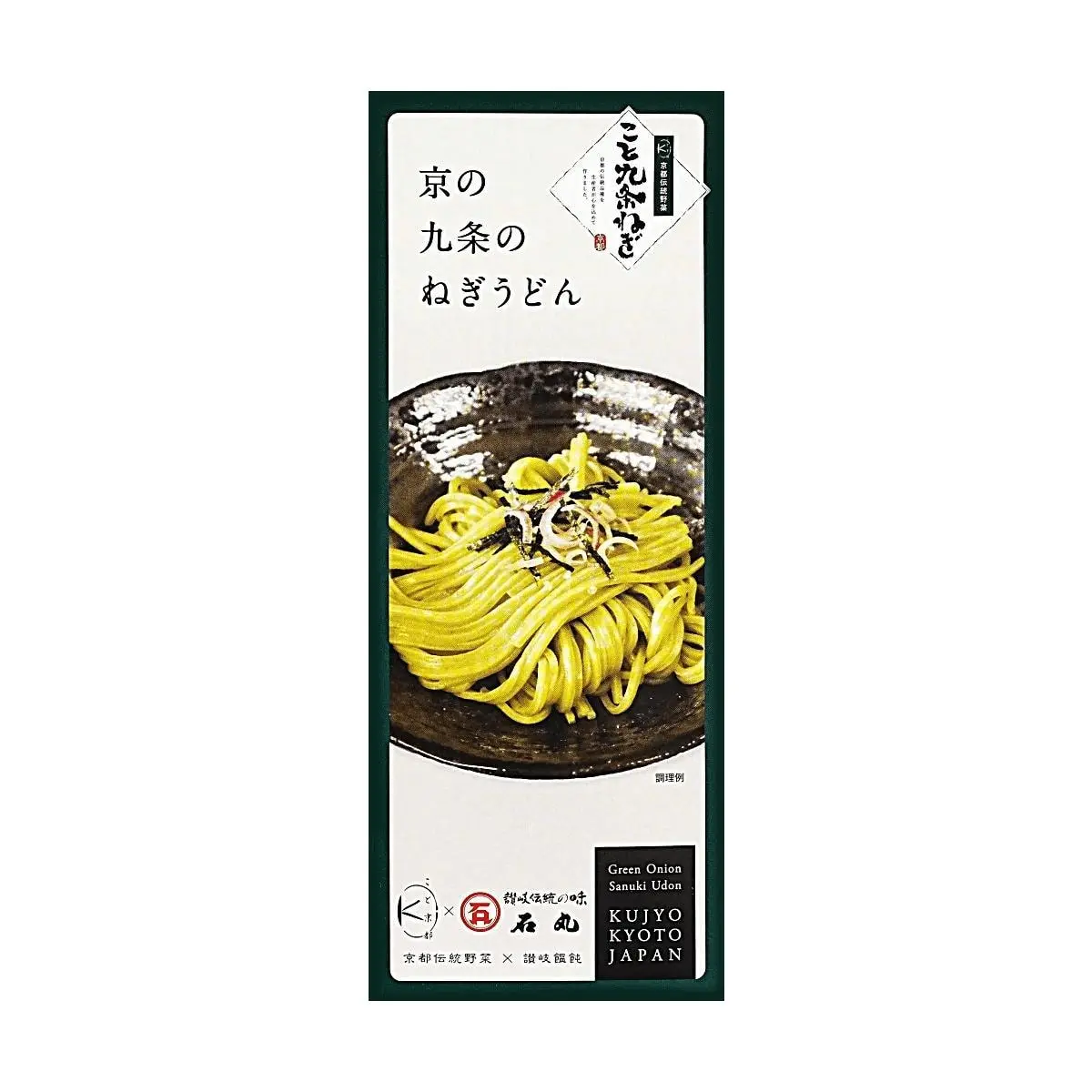 KOTO KYOTO Kujo Negi Udon Noodles 240g - Authentic Japanese Sanuki Udon with Rich Green Onion Flavor