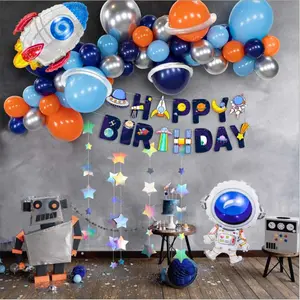 Space Birthday Party Balloon Kit, Space Balloon Garland, Astronaut Party Decorations, Space Birthday Balloons, Space Theme Party Kit