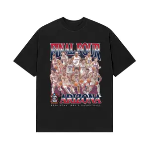 Arizona Final Four 2026 T-Shirt – Men’s Basketball Graphic Tee, College Hoops Fan Shirt, Men Tops