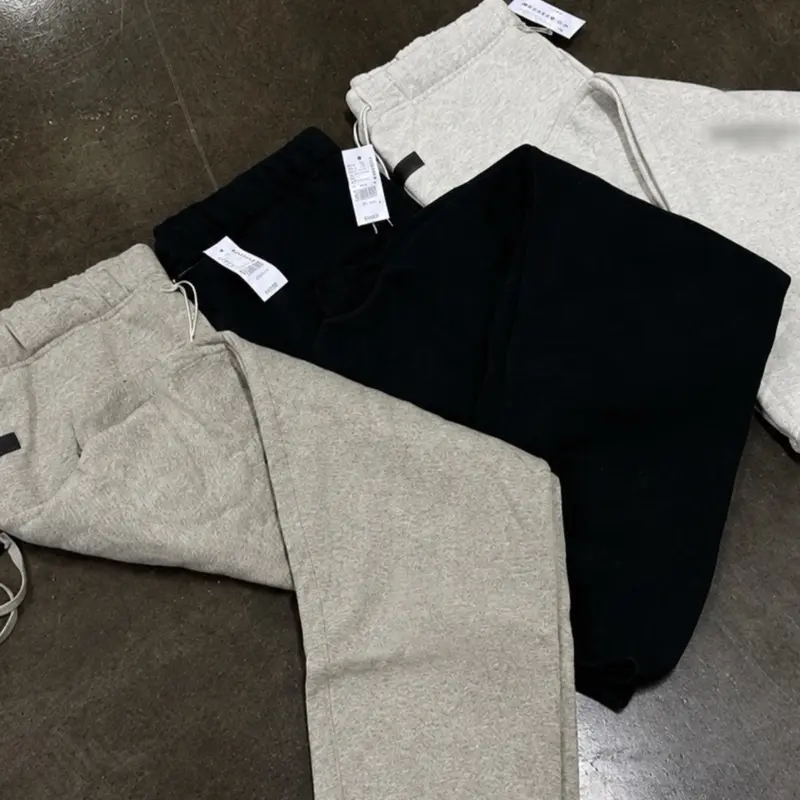 Fleece Cuffed Sweatpants - Relaxed Fit Casual Pants Menswear