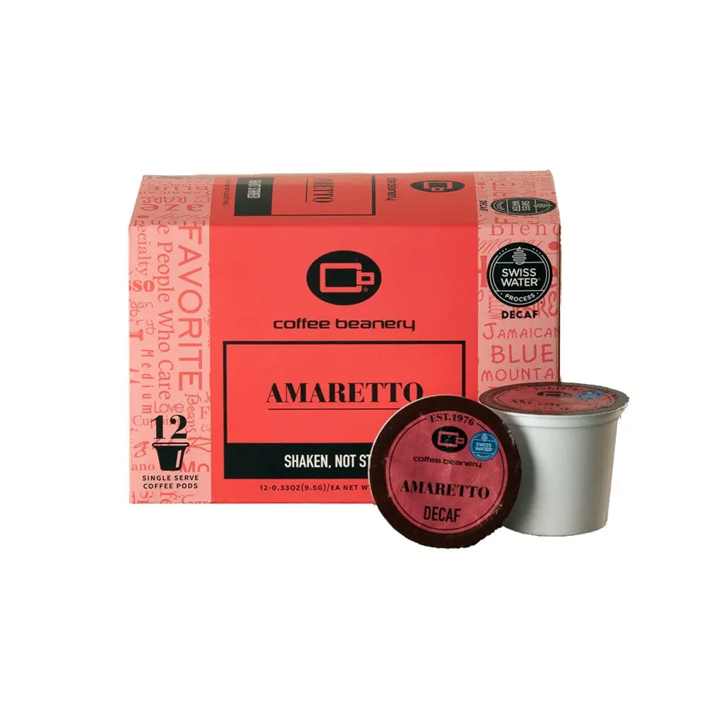 Amaretto Flavored Decaf Coffee Pods Amaretto Flavored Decaf Coffee Pods