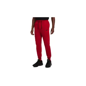 Tech Fleece Jogger Pants Mens Style "GYM RED/BLACK" HV0959 687