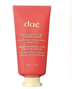 DAE Cactus Fruit 3-In-1 Styling Cream - Smooth Styles, Prep Shiny Blowouts, Defines Curls (1 oz.)