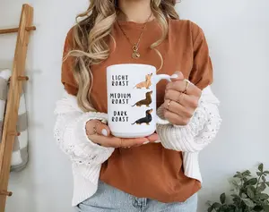 Dachshund Coffee Mug Funny Doxin Mug Weiner Dog Mom Gift Coffee Roast Lover Present Doxie Owner Cup Pet Parent Gift Funny Dog Ceramic Mug