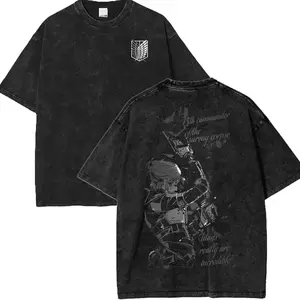 Attack on Titan Zoe Hange Oversized T-Shirt,  Graphic tee, Fashion Cotton, Streetwear, Top Menswear Womenswear 61