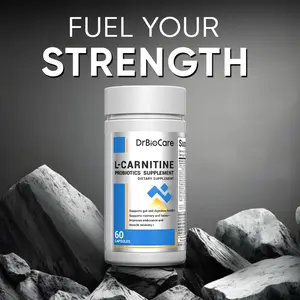 【POWER】DrBioCare L-Carnitine Probiotics Supplement,Contains Vitamin d3, Vitamin C,Vitamin A,Support memory and concentration, enhance endurance and muscle recovery