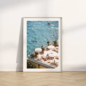 Positano Print, Italy Art, Amalfi Coast Print, Gallery Wall Art, Room Decor, Unframed 5 size, 8x12 to 27x40 inch
