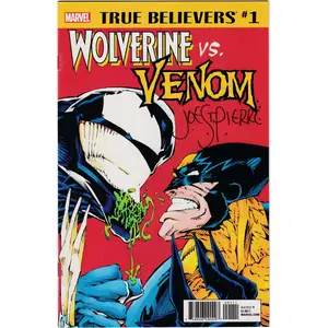 True Believers Wolverine vs. Venom #1 - Joe St Pierre Signature