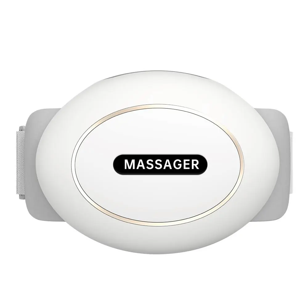 Abdominal massager, heating abdominal massage device, for constipation, flatulence, bloating and reflux, soothing kneading abdominal massager, brings digestive comfort, rechargeable and portable