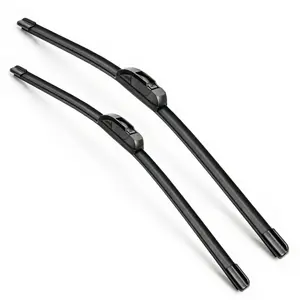 All-Season Wiper Blade for J-Hook Wiper Arm - Zero Noise Zero Streaks - OEM Quality Classic Auto Accessories Car Parts Automotive Replacement