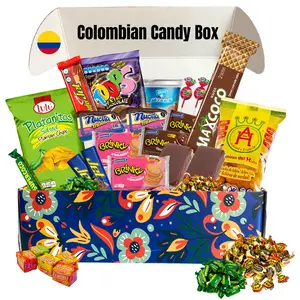 Colombian Candy Food Sweet Box Variety Pack Snack Care Package, Dulces Colombianos Candy Box