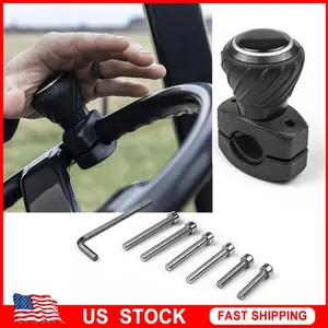 Car Steering Wheel Spinner Knob Handle Ball Suitable for Cars, Trucks, Forklifts