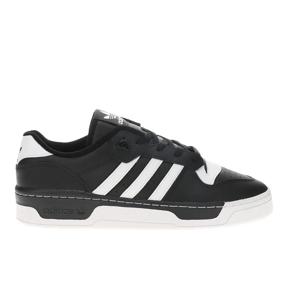 adidas Mens Rivalry Low Sneakers Shoes Casual - Black adidas Mens Rivalry Low Sneakers Shoes Casual - Black