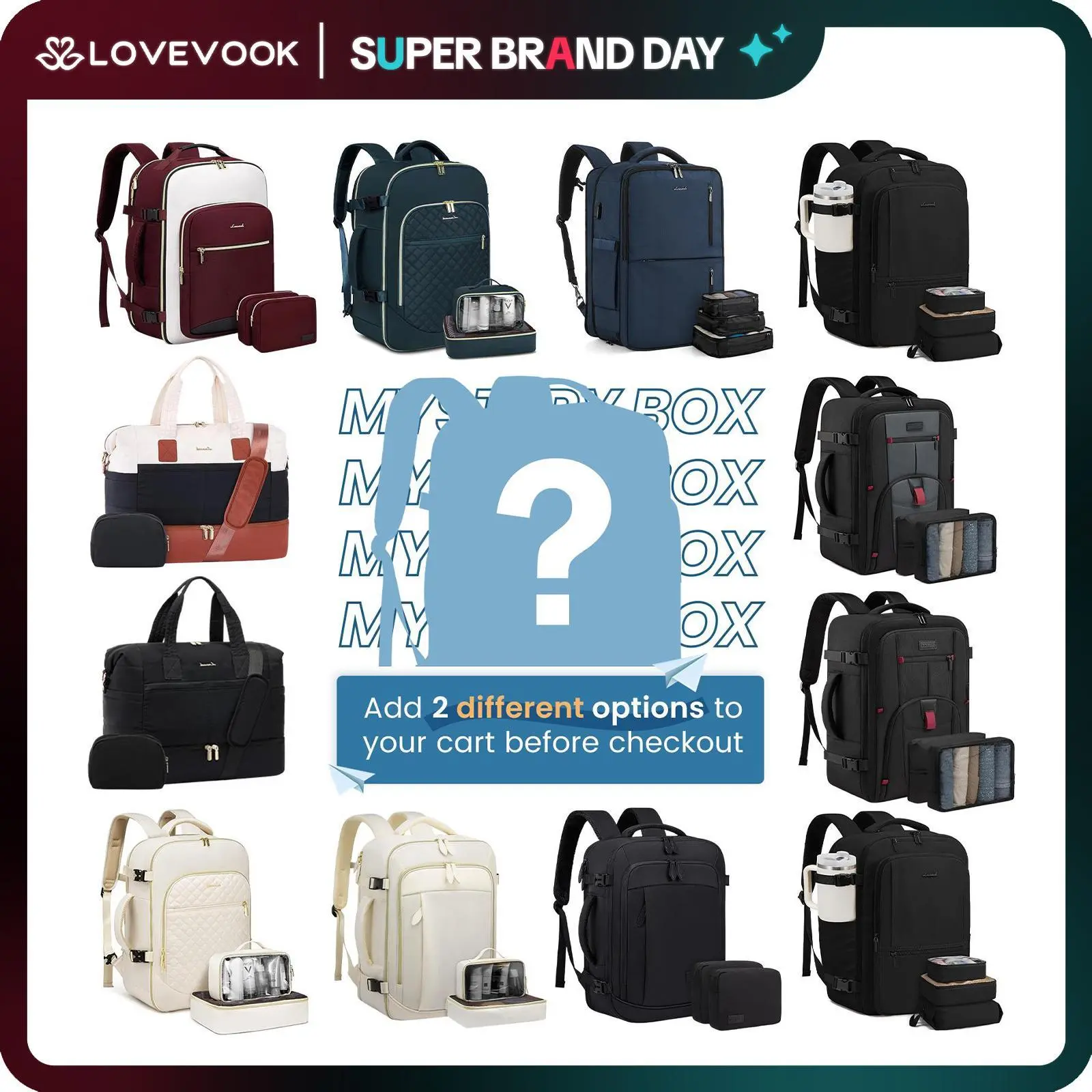 【BUY 2 SAVE 1】LOVEVOOK Buy 2 Pay 1 Price Travel Backpack Versatile and Durable Combines Style and Function, Travel Essentials,TikTokShopBackToSchool 【BUY 2 SAVE 1】LOVEVOOK Buy 2 Pay 1 Price Travel Backpack Versatile and Durable Combines Style and Function, Travel Essentials,TikTokShopBackToSchool