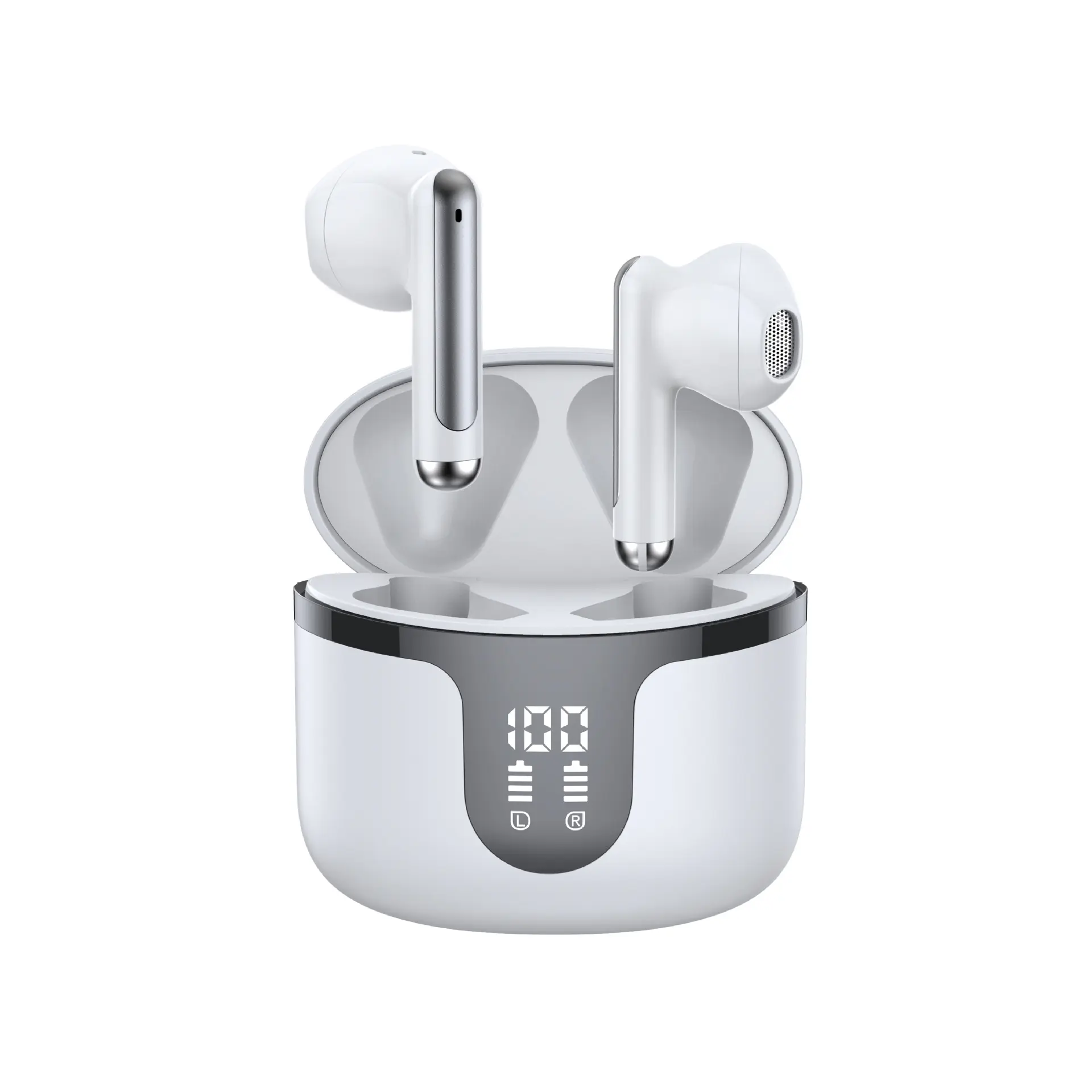 Wireless Bluetooth compatible earphones with noise reduction function, suitable for outdoor sports TWS in ear earphones, comfortable and lightweight design Everyday Earbuds Headphones