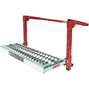 SUNDAY MIRTH Heavy Duty Tire Step for Truck, SUV, Non-Slip Steel Surface, Adjustable to Fit Tire, Fold Flat for Storage –647596 Large, Black