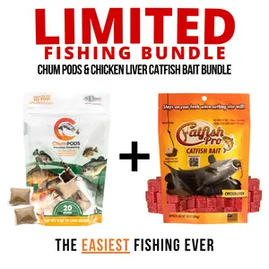 ChumPODS with Catfish Pro Chicken Liver Catfish Bait