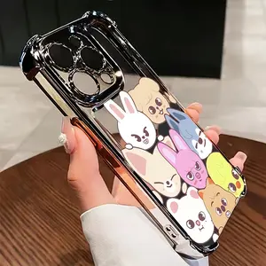 Korean Trendy Singer Group Phone Case Compatible with Iphone 17 Pro Max Air 16 15 14 13 12 11 Pro Max X XR XSMAX 8 7 Plus & Samsung Galaxy S25 Ultra S24 S23 S22 S21 Plus Shockproof Transparent Soft Back Cover.