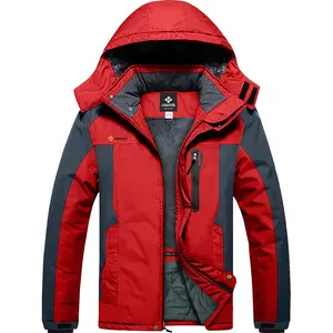 GEMYSE Men's Mountain Waterproof Ski Snow Jacket Winter Windproof Rain Jacket extreme cold weather jacket