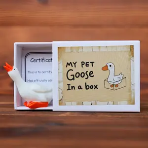 1/2pcs My Pet Goose Mini Gift Set, Unique Novelty Gifts for Family and Friends, Perfect for Valentine's Day, Mother's Day, Christmas, Birthday Surprises, Funny Gag Gift