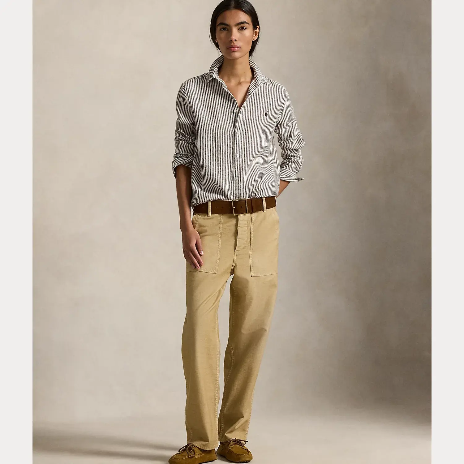 Polo Ralph Lauren - Classic Fit Striped Linen Shirt Polo Ralph Lauren - Classic Fit Striped Linen Shirt
