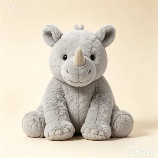 Adorable Plush Doll Desktop Ornament Soft Stuffed Decor for Room Home Display