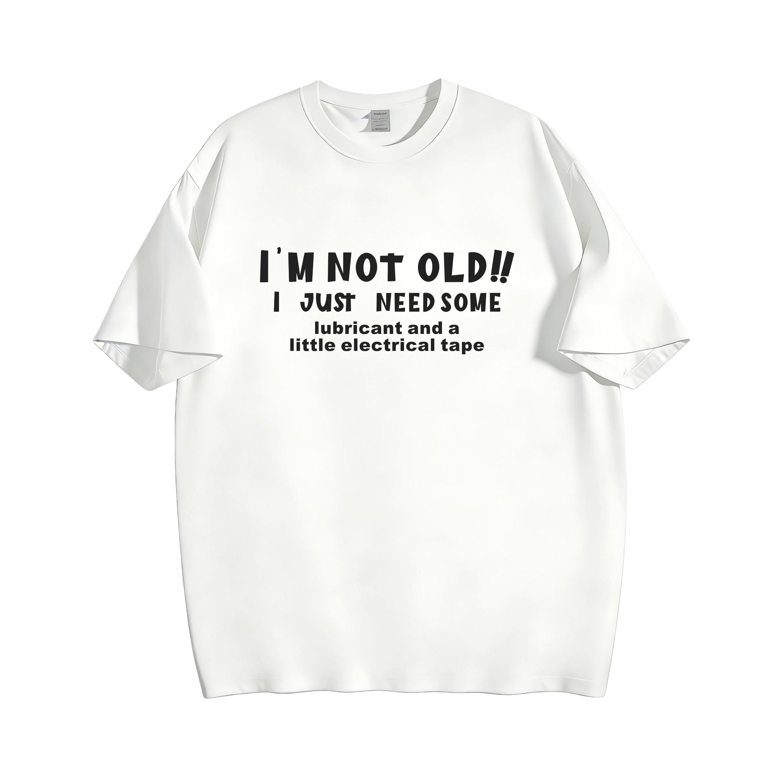 Unisex I'm Not Old Funny Handyman Graphic T-Shirt 180g Pure Cotton, Electrical Tape & Upkeep Slogan Tee, All Season Breathable Soft Casual Top for Men Women, Original Design for DIY Lover Dad Garage Wear Father's Day Gift Unisex I'm Not Old Funny Handyman Graphic T-Shirt 180g Pure Cotton, Electrical Tape & Upkeep Slogan Tee, All Season Breathable Soft Casual Top for Men Women, Original Design for DIY Lover Dad Garage Wear Father's Day Gift