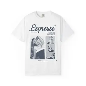 Espresso Sabrina T-Shirt, Music Graphic Tee, Pop Star Concert Merch Shirt, Unisex Streetwear Top, Fan Gift Apparel