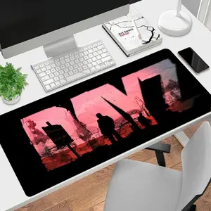 DayZ Zombie Game Gaming Mouse Pad, 80x30CM Trendy Extended Desk Mat, Cartoon Style Non-Slip Keyboard Desk Accessories for PC Gamers