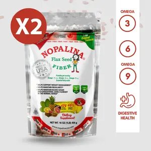Nopalina - Gut Health, Digestion & Colon Support - 2 pack Fitness Edible - 60 days Supply Powder