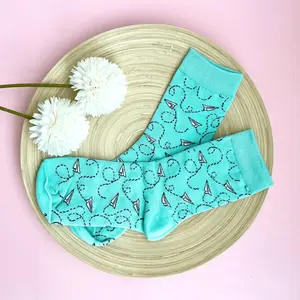 Gift-Ready Paper Plane Adventure Socks Womenswear Girls