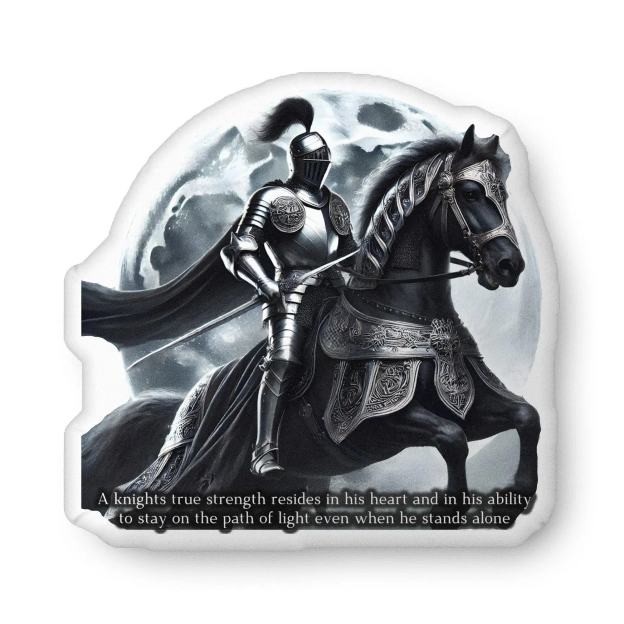 The Knight – Soft High Quality Custom-Shaped Pillow With Comfortable Feel and Seamless Sealed Design