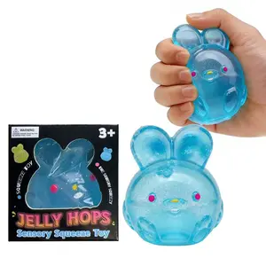 Schylling Jelly Squish – Soft Gel-Filled Sensory Squeeze Toy for Home, Office & Travel, Stretchy Anxiety Relief Fidget, Calming Stress Ball for School & On-the-Go, Portable Relaxing Jelly Texture Toy Gift for All Ages