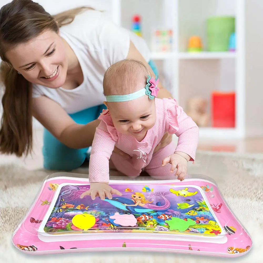 Underwater Inflatable Crawling Mat, Kids' Development Toy, All-Season Water Play Pad, Perfect Gift for Children, Play Mats