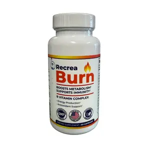 Recrea Burn Boosts Metabolism Supports Immunity Vitamin Supplement with B-Complex Antioxidants & Immune Defense