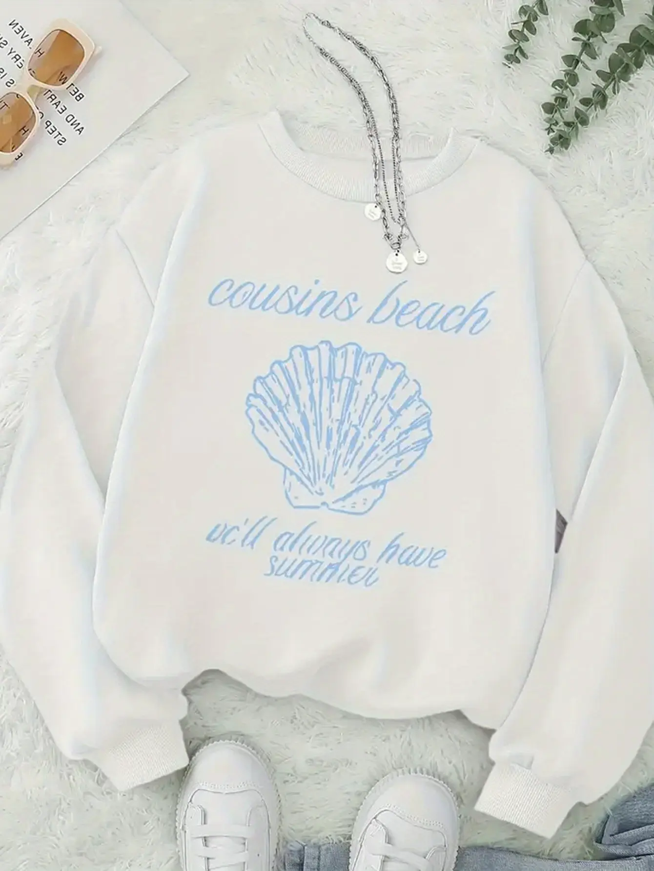 Women'S Black Patterned Sweater  Quotes for The Beach, Casual Pullover for Fall And Winter, Suitable for Beach Trips And Everyday Use, Crew Neck Style, LongLasting Long Sleeve, Autumn Outfit
